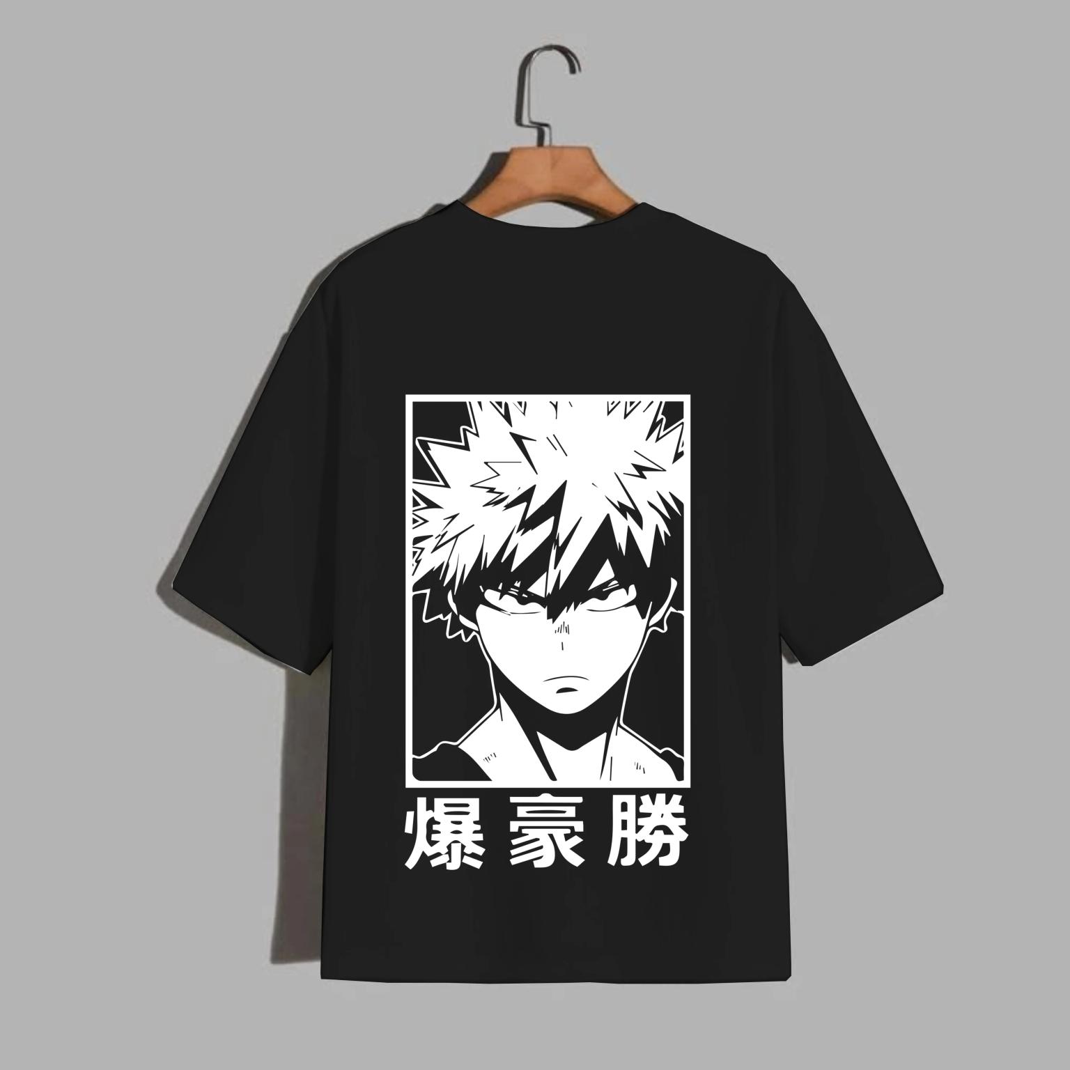 My Hero Academia Bakugo Katsuki Monochrome T-Shirt