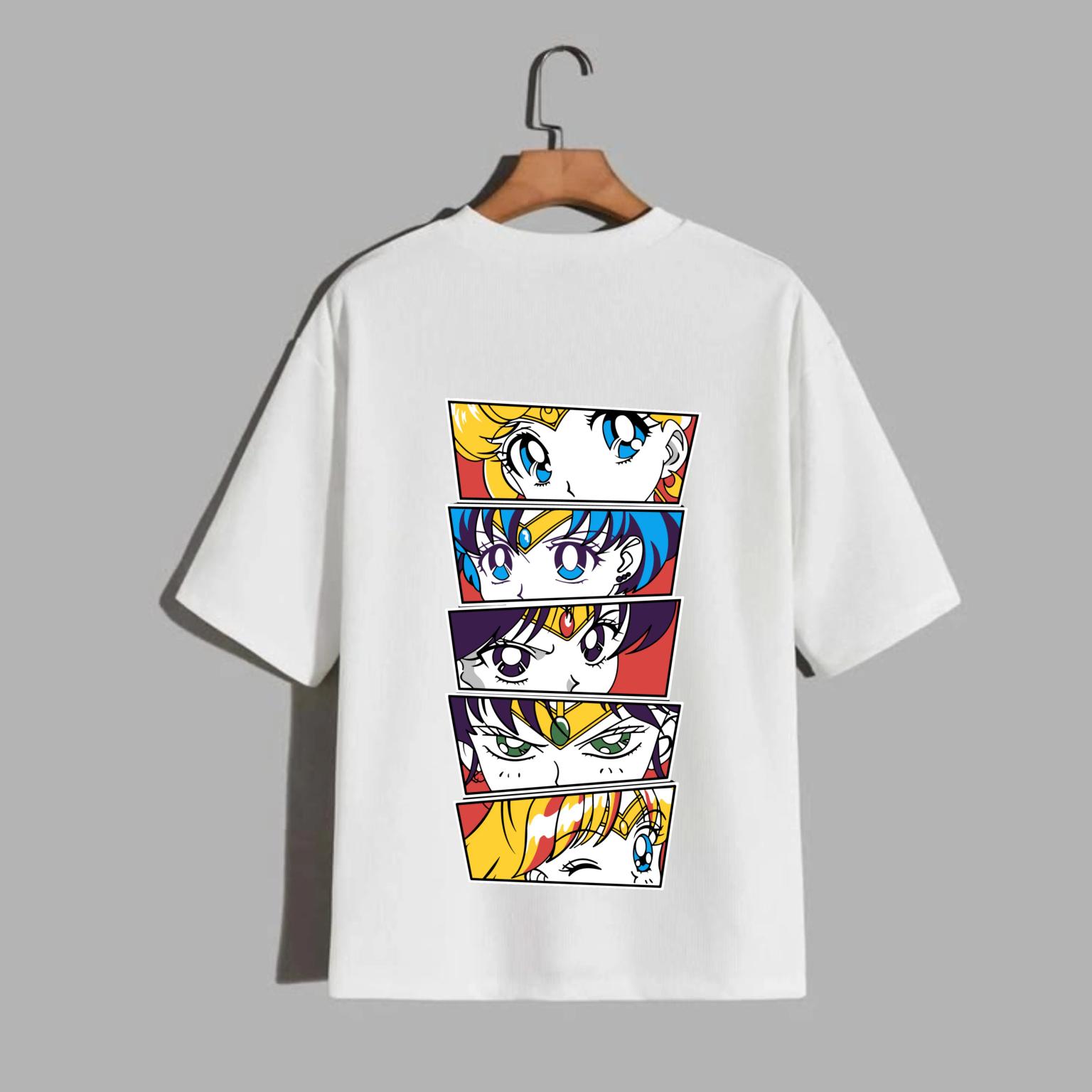 Sailor Moon Scouts Eyes Stacked T-Shirt