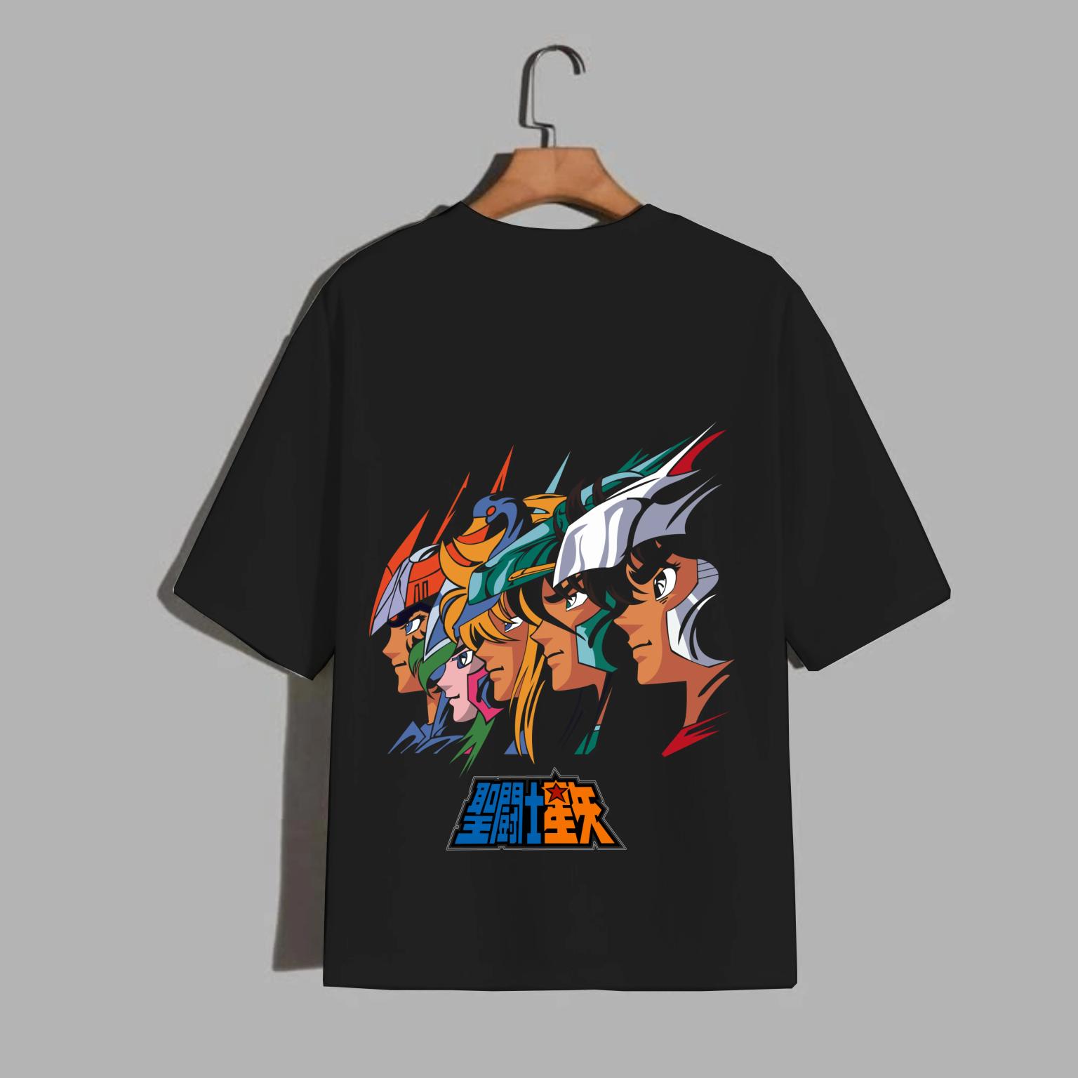 Saint Seiya Bronze Saints Group Classic Anime T-Shirt