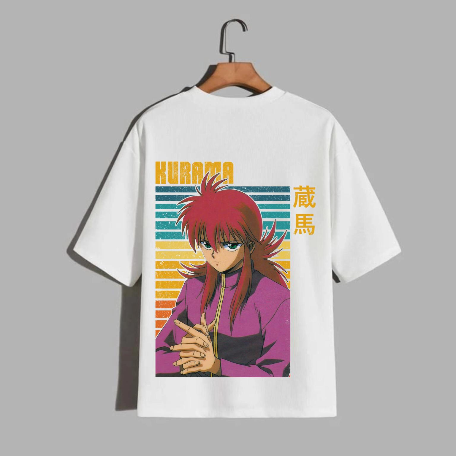 Kurama Yu Yu Hakusho Vintage Anime T-Shirt
