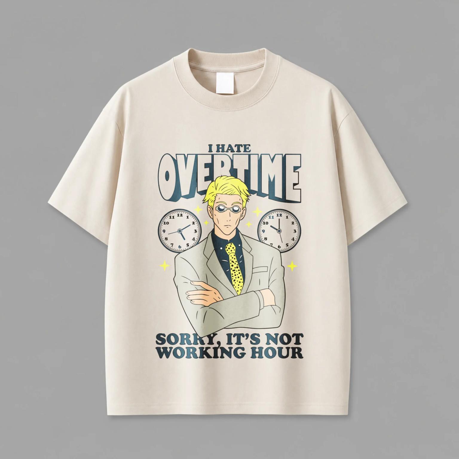 Kento Nanami Overtime Quote Graphic T-Shirt
